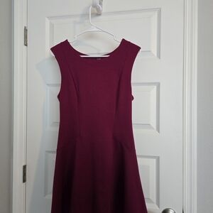 Free People Burgundy Midi Dress